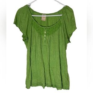 Faded Glory Lime Green Women's Blouse